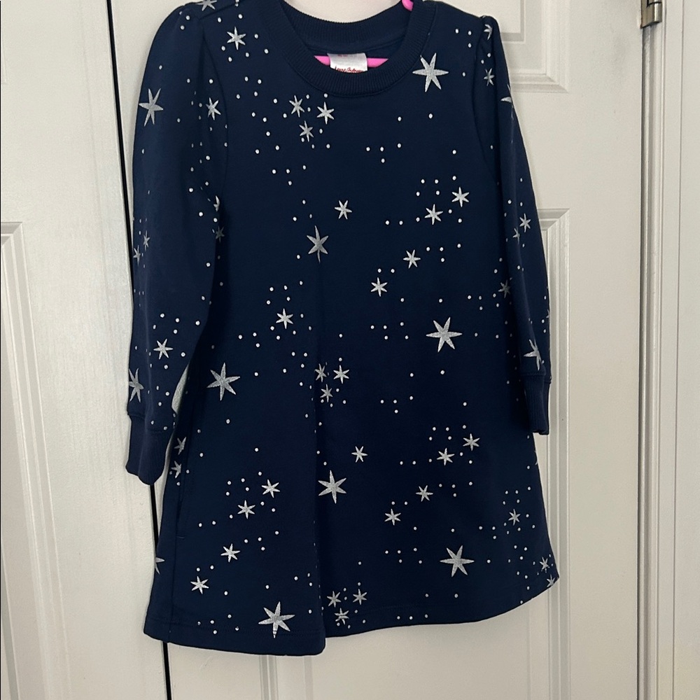 Hanna Andersson Navy Starry Kids Dress